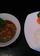 Rawon kikil vegetarian