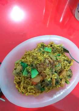 Mie Goreng jamur sawi