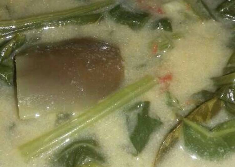 resep makanan Sayur Bobor Sawi Terong