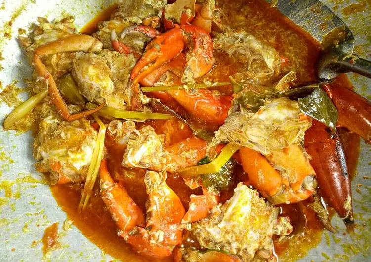 resep Kepiting saus padang