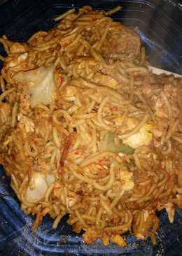 Mie Tek Tek rebon goreng spesial ala rumahan