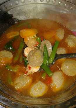 Tom yum kuah udang diy