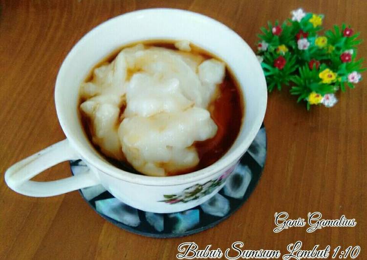 resep masakan Bubur Sumsum Lembut 1:10 #PR_OlahanTepungBeras