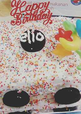 B'day cake by brownies pondan