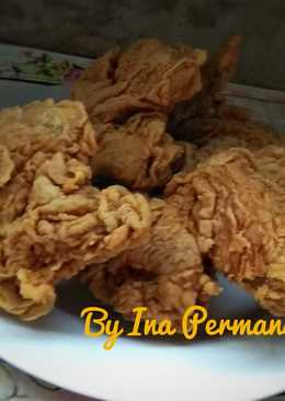 Ayam goreng crispy simple