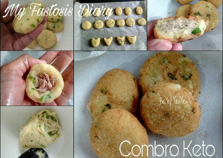 resep lengkap untuk Combro keto-mozza dough
