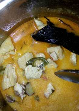 Sayur tahu ayam santan