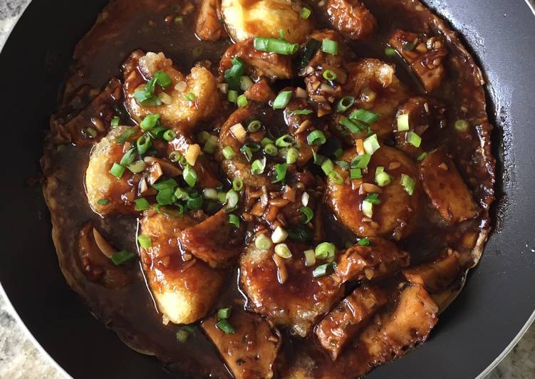 resep lengkap untuk Hotplate Tofu Bakso Udang