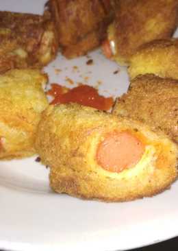 Roti Gulung Sosis Keju