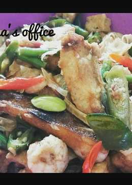 Tumis Tauco Ikan Gabu Udang