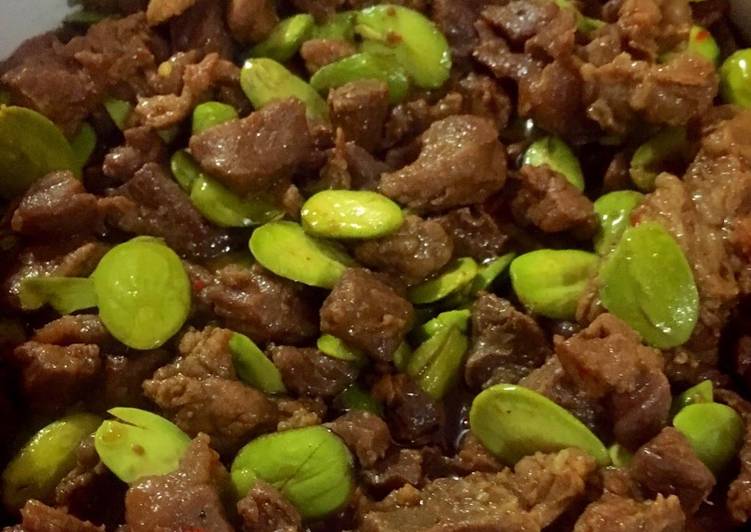 gambar untuk resep makanan Tumis Daging Pete