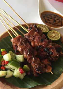 Sate ayam #pr_dibumbukacangi