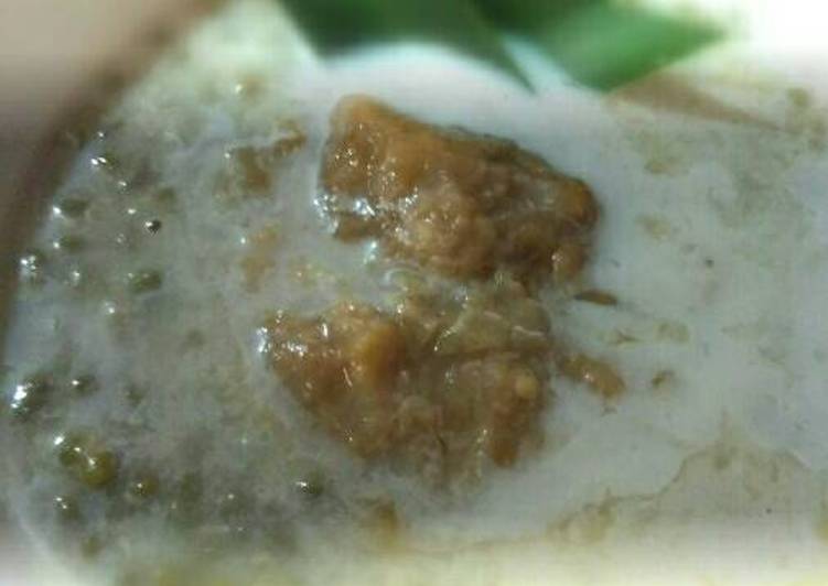 resep Bubur Kacang Hijau Durian Baper