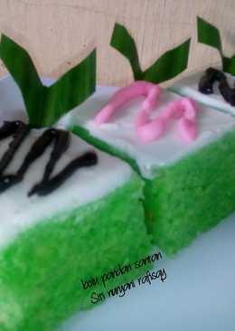 Bolu pandan santan lembutt