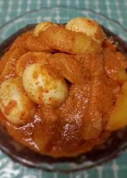 Rendang telur kentang