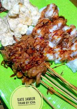 Sate Jamur Tiram & Lontong Magicom