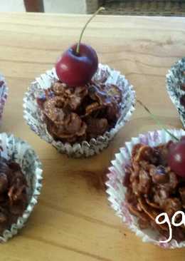 Chocolate Cornflakes, sweets-snack super mudah renyah cepat