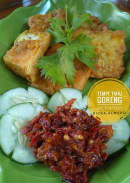 Tempe tahu goreng rempah