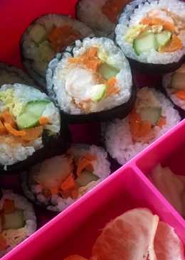 Kimbap (sushi korea) bekal anak bento