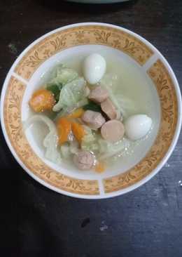 Sop Tps (telur pyuh sosis)