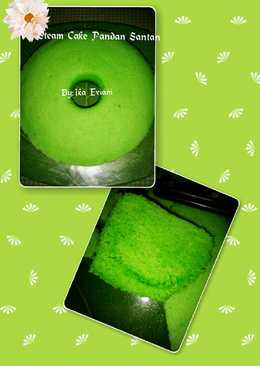 Steam Cake Pandan Santan