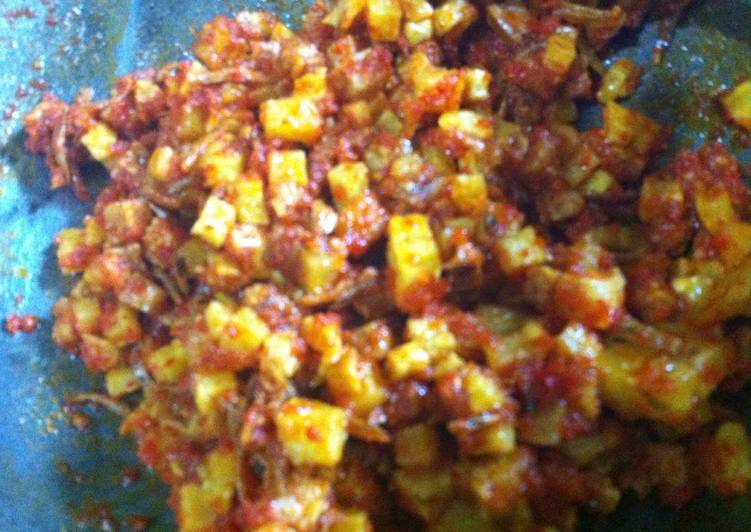 Resep Sambal Kentang Tempe Teri Balado ~rumah Resep~ 100 Ribu Resep