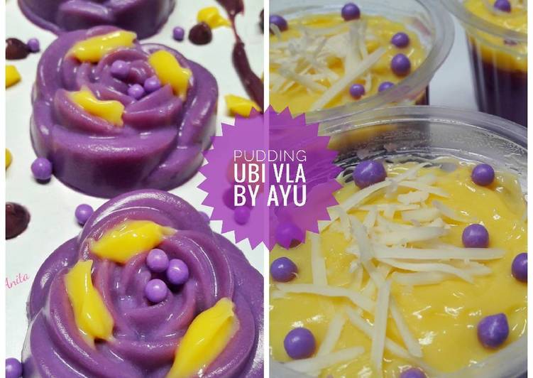 gambar untuk resep makanan Pudding ubi vla vanila