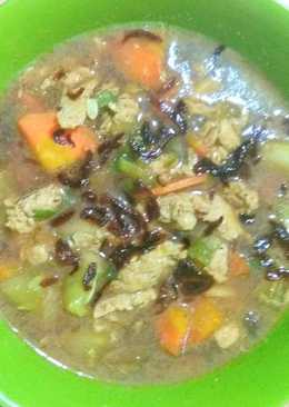 Sayur bening kecap timun & telur melayu