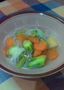 Sayur bening oyong wortel misoa simple