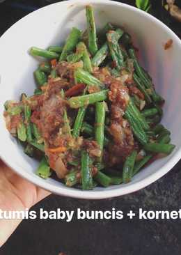 Baby Buncis Tumis Kornet