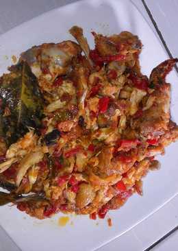 Ayam suwir pedas manis jeruk limo