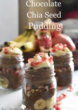 Puding Coklat Chia seed/Chocolate Chia Seed Pudding