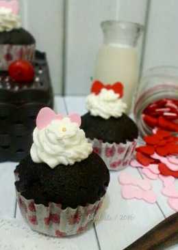 Cupcake cokelat ketan hitam