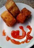 Chicken egg roll ala restoran Jepang #menu sehatanak