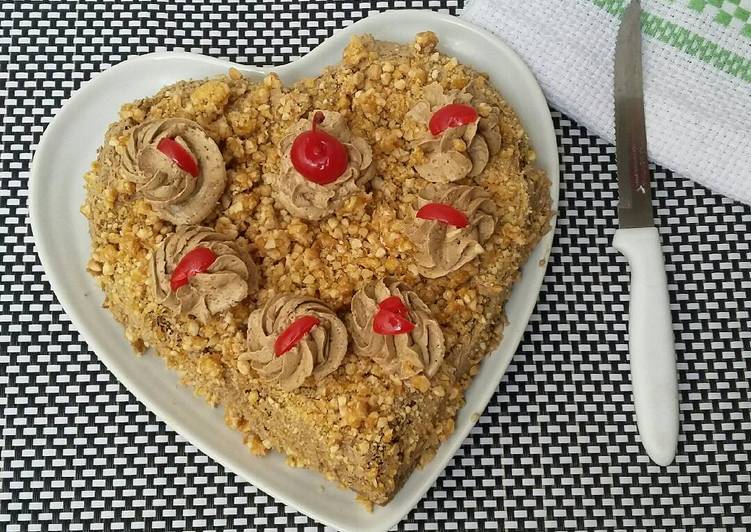 Resep Mocca nougat cake Kiriman dari Michico Octavian