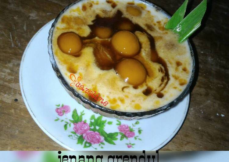 bahan dan cara membuat Jenang grendul / bubur candil