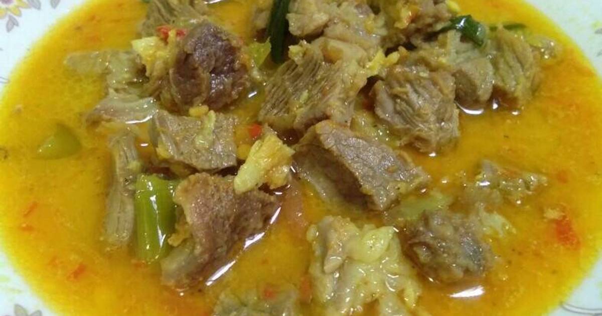 20 resep soto kambing enak dan sederhana Cookpad