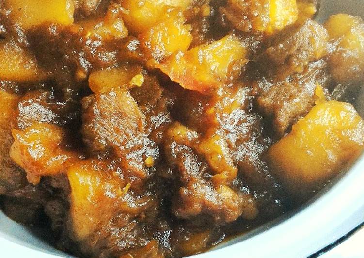 resep Semur Daging Kentang