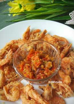 Udang goreng kering ala Bu Rudy