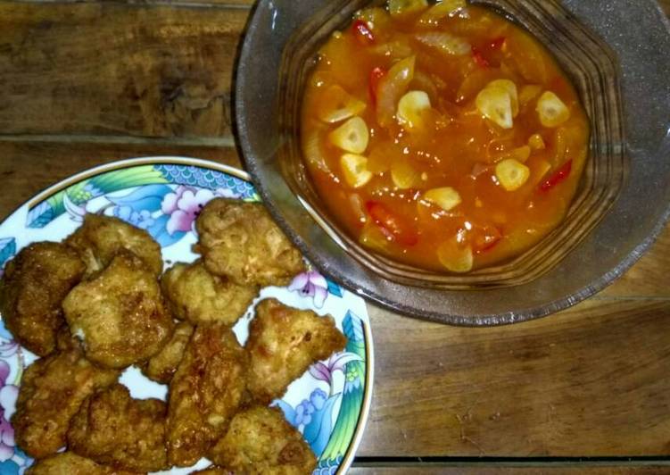 Resep Fillet Ayam Tepung Asam Manis Karya Aya