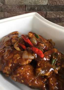 Ikan Fillet Saus Tiram (Fish fillet with oyster sauce)