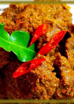Rendang jawa ala chef Lidya