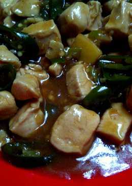Ayam Cabe Hijau Saus Tiram