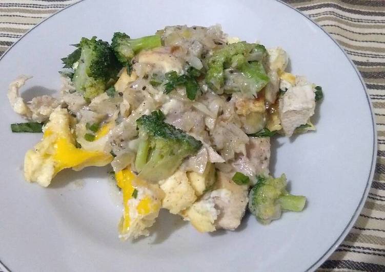 Resep Breast Chicken Omelet #keto Karya Oshie