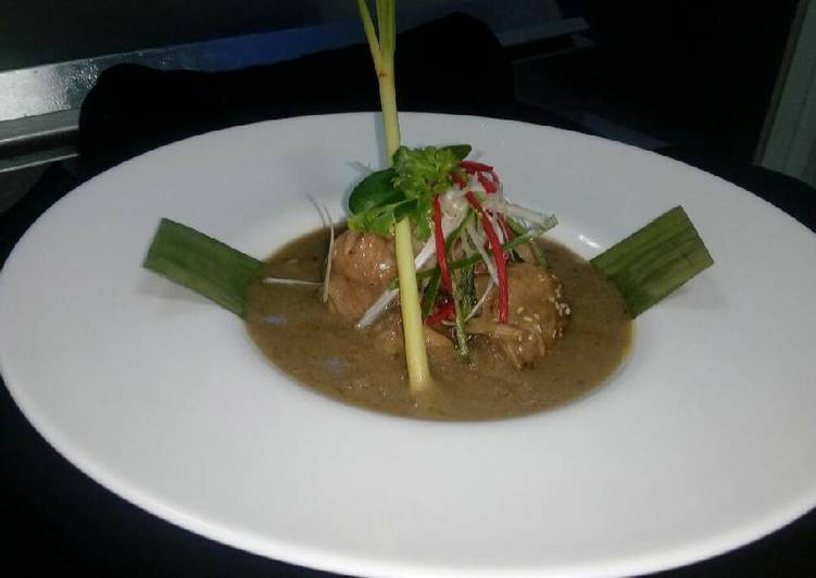 bahan dan cara membuat Sup kare ayam thailand