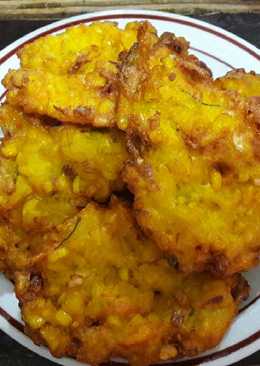 Dadar jagung campur sayuran