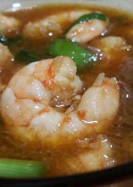 Udang masak saus tiram kecap manis