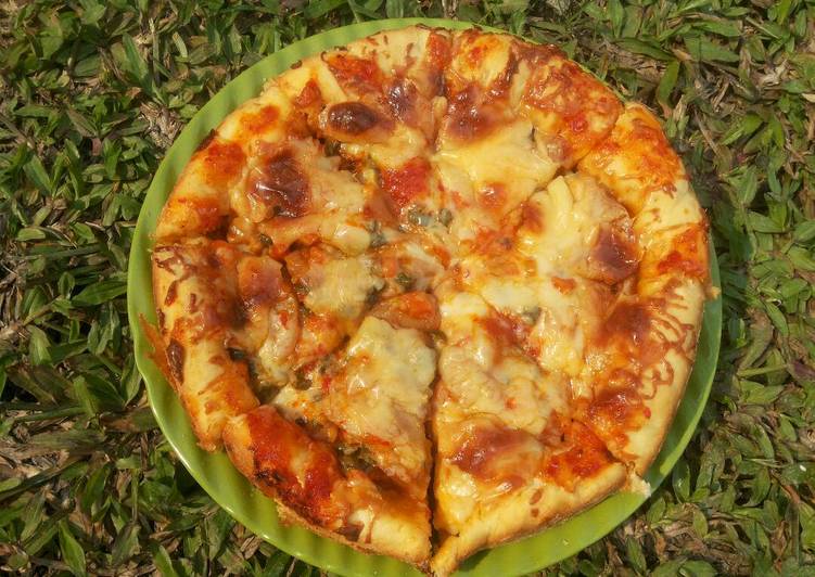 resep Pizza ENAK,EMPUK,GURIH & GAMPANG BUATNYA