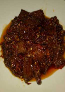 Dendeng sambal balado