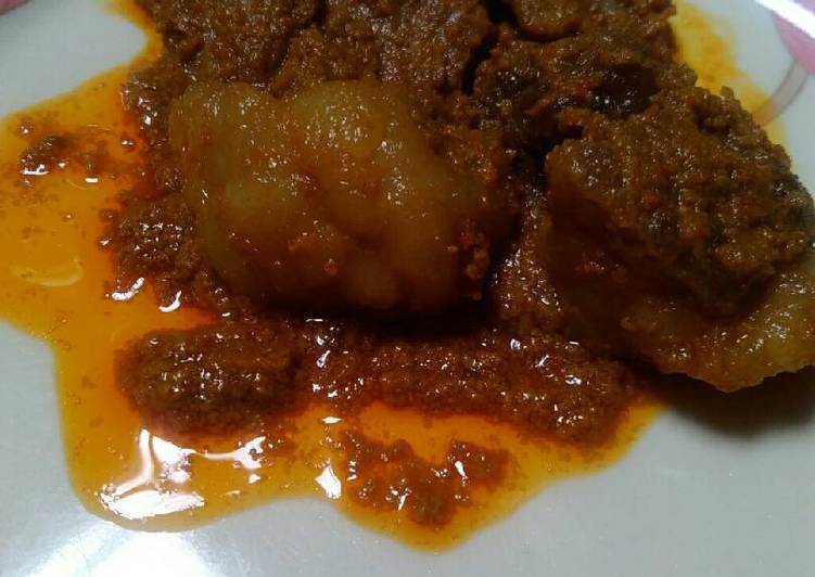 gambar untuk resep makanan Rendang Daging#ketofriendly